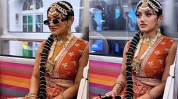 विदेश में लहंगा और ढेर सारे गहने पहने ट्रेन पर चढ़ गई भारतीय महिला, फिर लोगों ने ऐसे किया रिएक्ट, Viral Video