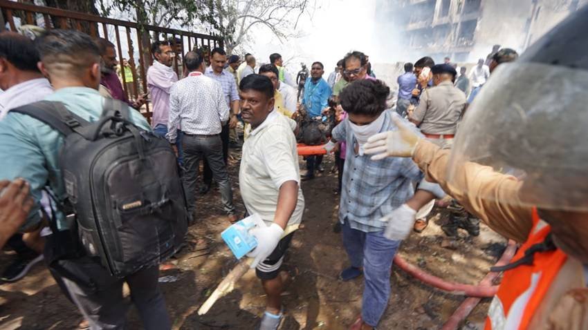 Ahmedabad Plane crash Photos