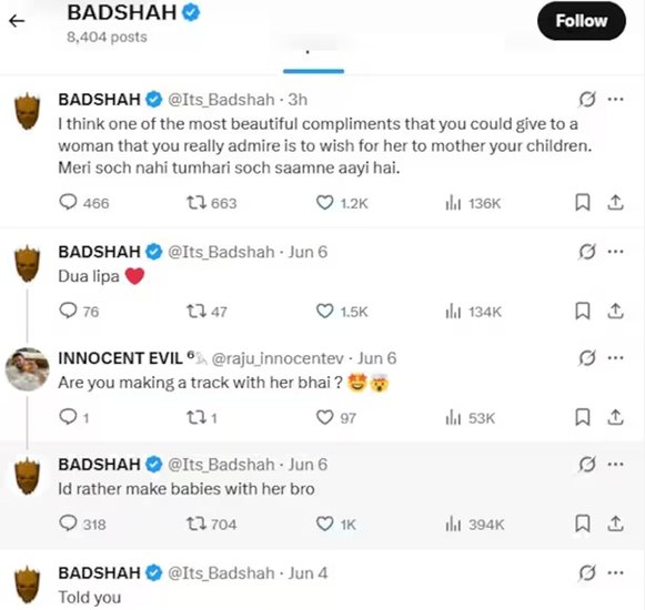 Badhshah X Post