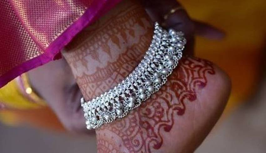 Indian bridal payal