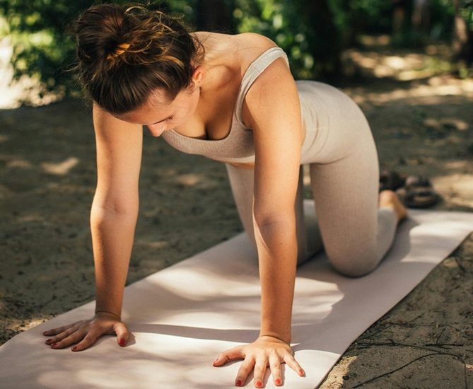 Cow pose