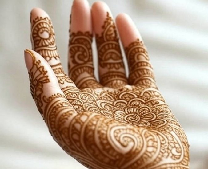 Minimalist mehndi trends