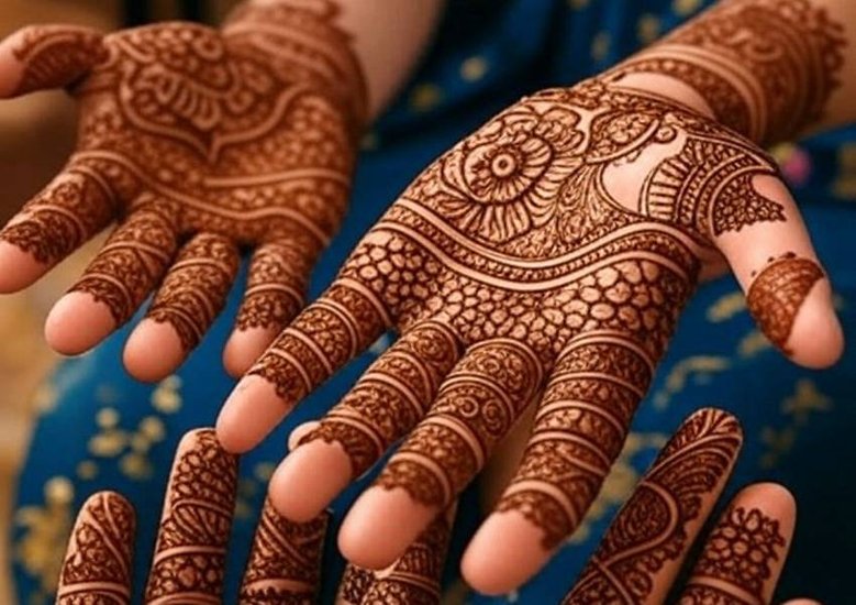 Trendy mehndi for festivals