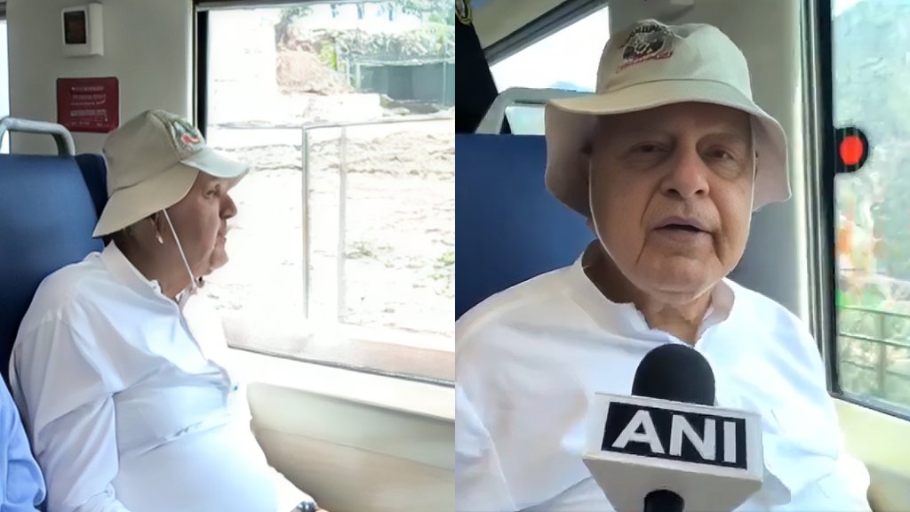 Farooq Adbullah | Farroq Abdullah News | Vande Bharat Express | Vande Bharat Express srinagar to katra