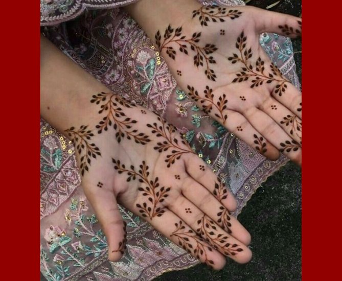 Finger tip mehndi ideas