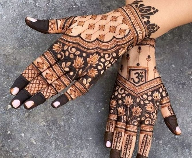Floral Mehndi Designs for Festivals