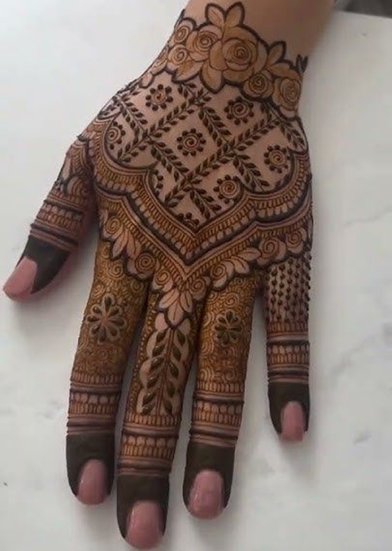 Ganga Dussehra Mehndi designs
