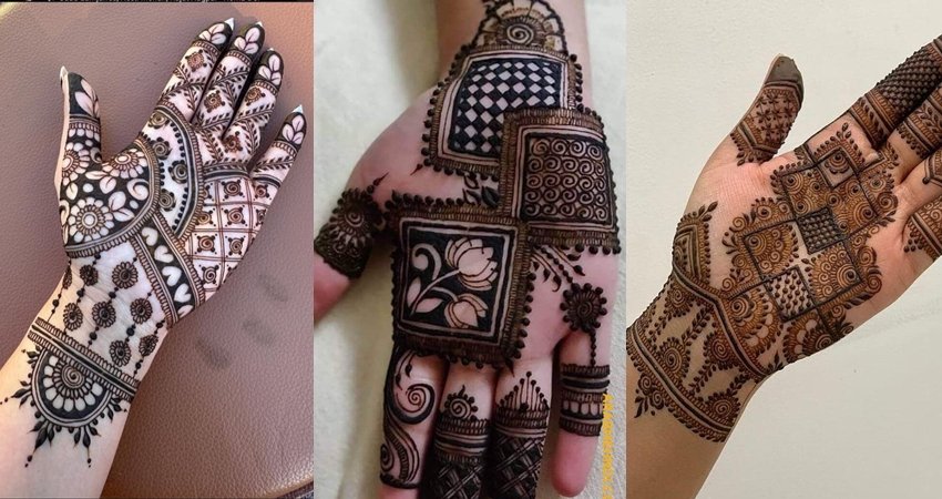Geometric Mehndi Design