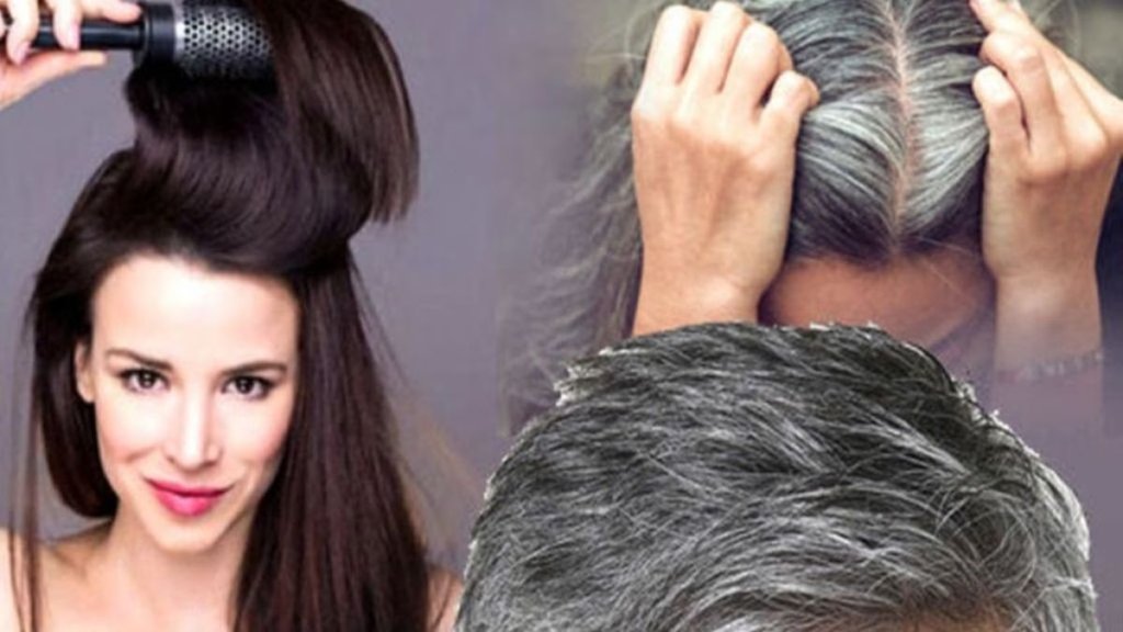 White Hair, Black Hair Naturally, How To Get Black Hair Naturally