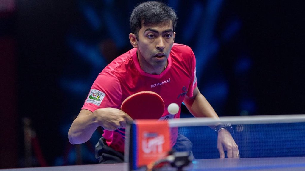 Table Tennis, Indian Table Tennis Player, Harmeet Desai, Harmeet Desai of Dempo Goa Challlengers
