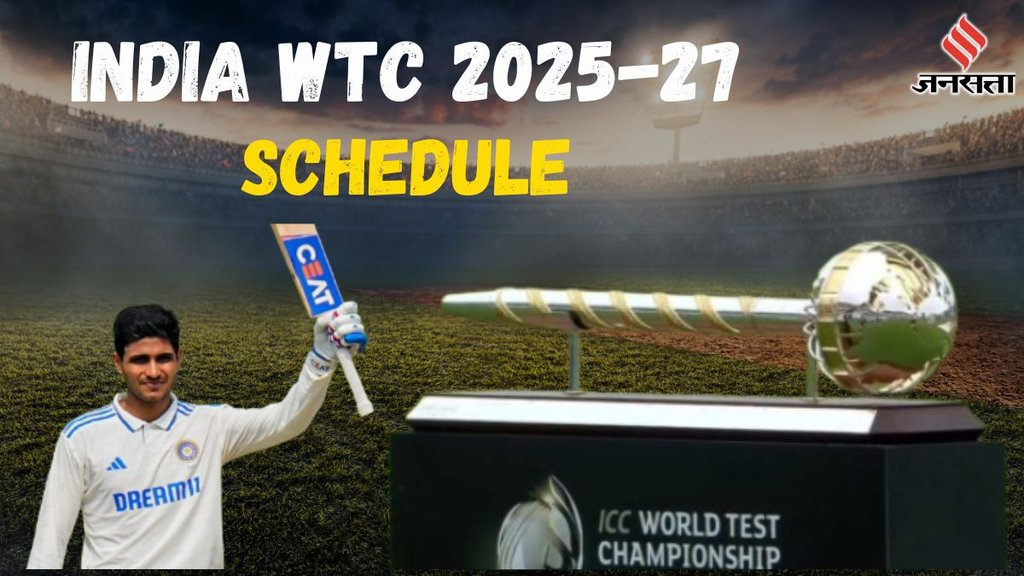 India WTC 2025-27 Schedule, India WTC Schedule, WTC 2025-27 Schedule