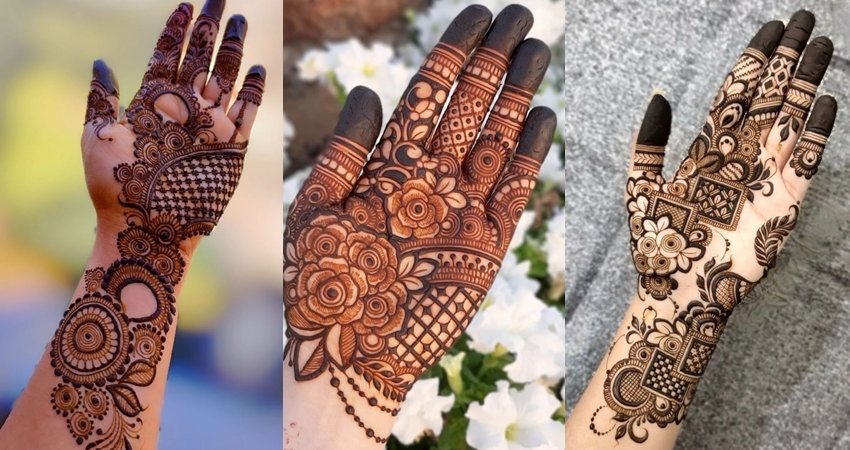 Indo-Arabic Mehndi Design