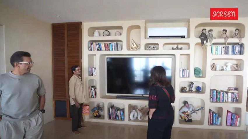 Jaaved Jaaferi house, Farah Khan vlog, Jaaved Jaaferi Bandra home, celebrity homes in Bandra, Bollywood celebrity houses