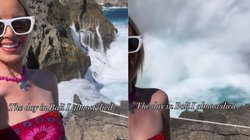 बाली में समुद्र किनारे खूबसूरत नजारे कैद कर रही थी महिला, तभी आई एक बड़ी सी लहर और…, कमजोर दिल वाले न देखें यह Viral Video