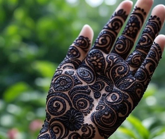 Monsoon mehndi designs