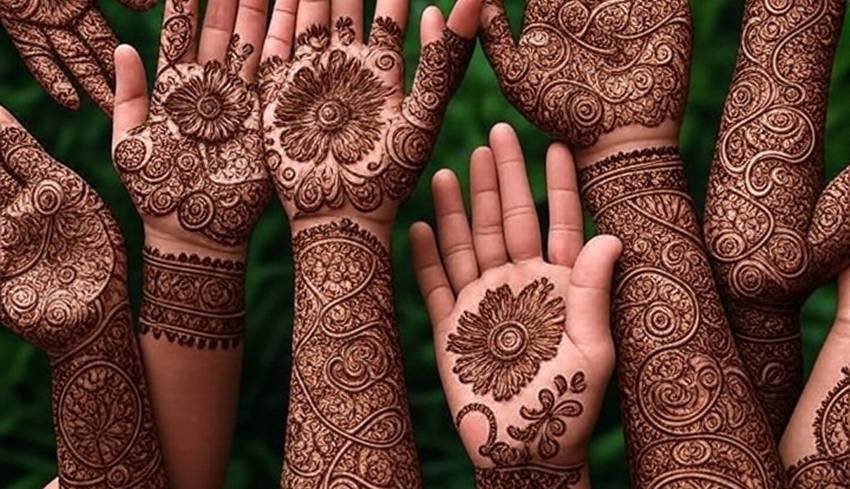 Rainy season mehndi ideas