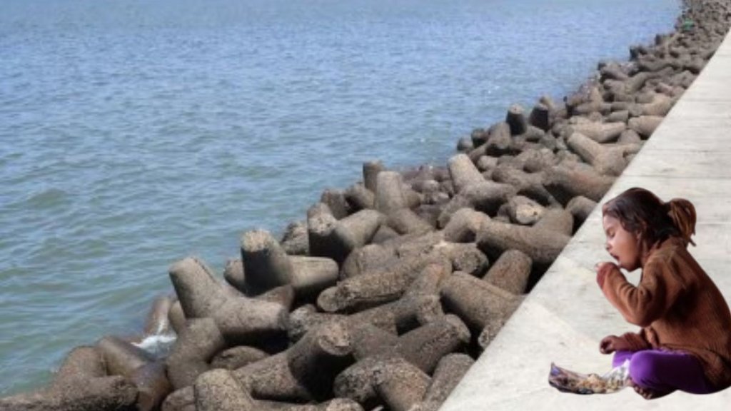 देश में गरीबी, Marine Drive, Government Data, Free Ration, Street Children