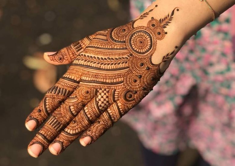 office wear mehndi