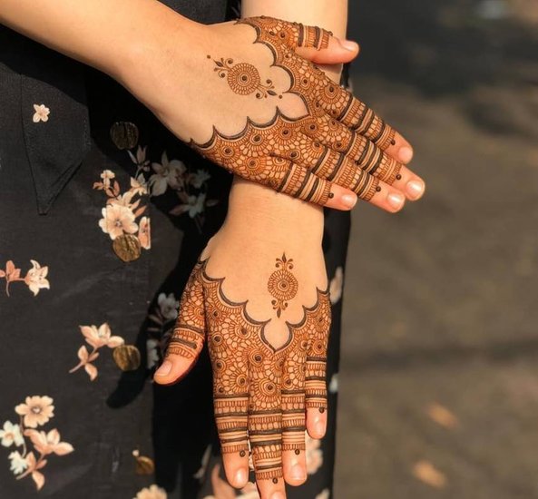 western to traditional mehndi