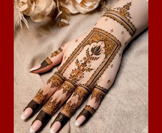 Minimalist mehndi for parties