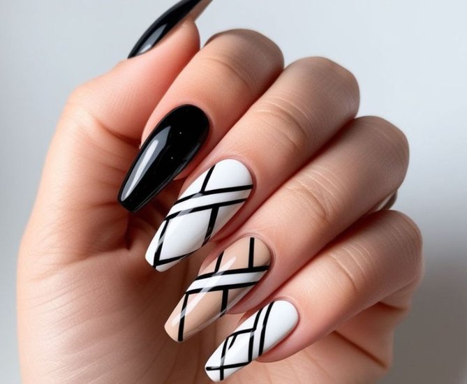 Minimalistic geometric pattern