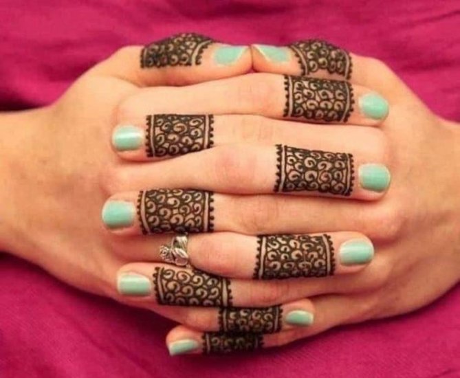 Modern mehndi design ideas