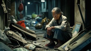 Old Woman | Lying in Garbage | mumbai |
