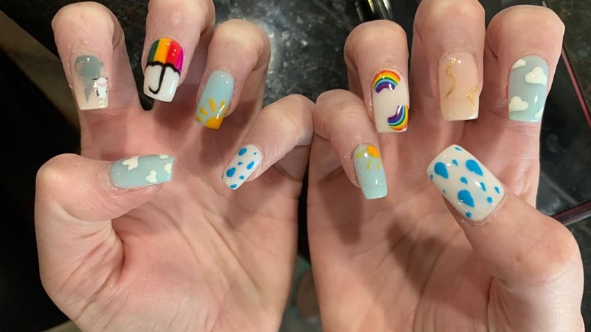 Pop Art Monsoon Nails