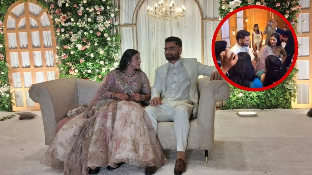 Rinku Singh, Priya Saroj, engagement, sangeet, dance