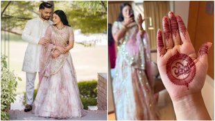 Priya Saroj Mehndi designs, Priya Saroj Rinku Singh Engagement, MP Priya Saroj And Indian Cricketer Rinku Singh