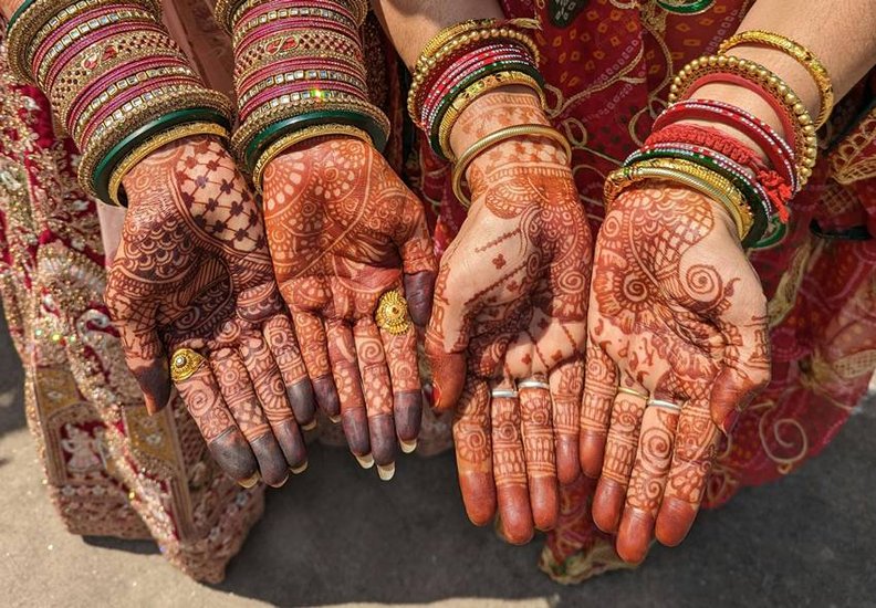 Quick mehndi patterns
