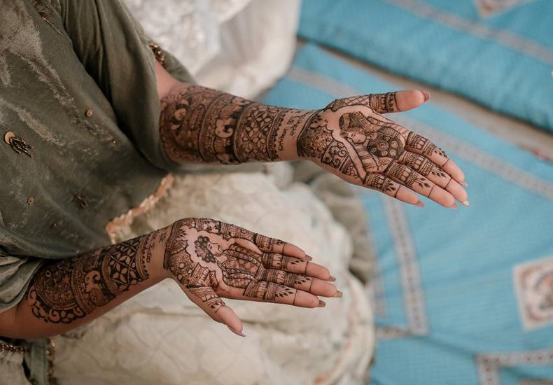 Unique Sawan mehndi ideas