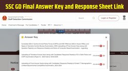 SSC GD Final Answer Key and Response Sheet Released: एसएससी जीडी 2025 की फाइनल आंसर-की और रिस्पॉन्स शीट ssc.gov.in पर जारी, जल्द आएगा रिजल्ट