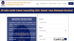 Sainik Schools Admission 2025, All India Sainik Schools Admission Counselling
