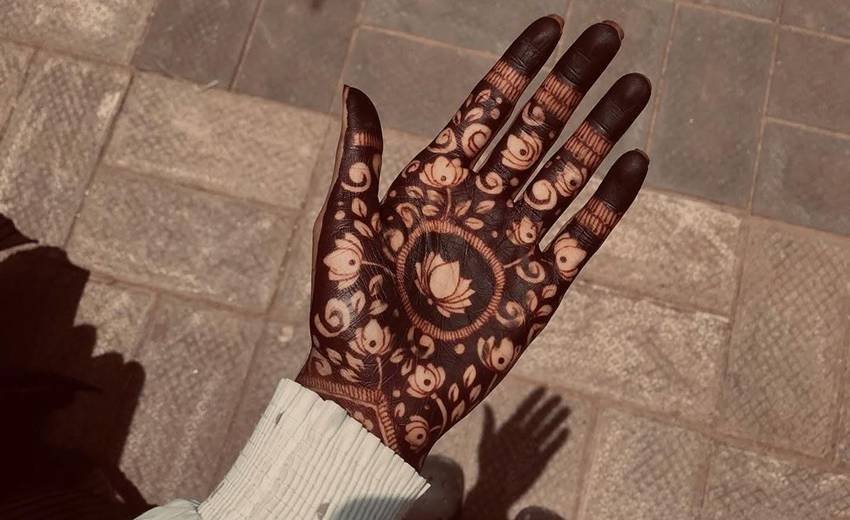 Sawan special Mehndi art