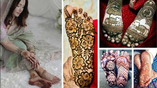 Hina Khan | Sole feet mehndi designs simple | mehndi designs