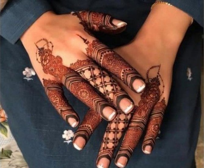 Spiritual Elegance Mehndi Designs for Yogini Ekadashi Celebrations