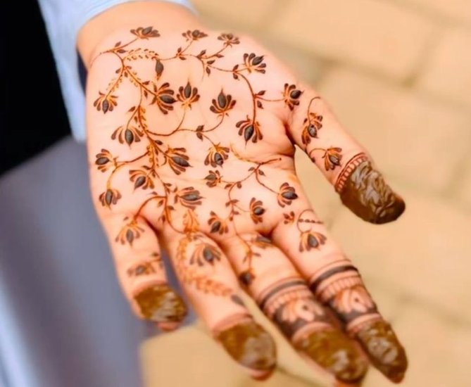 Try These Beautifully Balanced Mehndi Designs Today