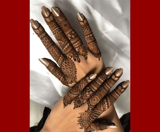 Western Outfits Meet Traditional Art Try These Gorgeous Mehndi Designs