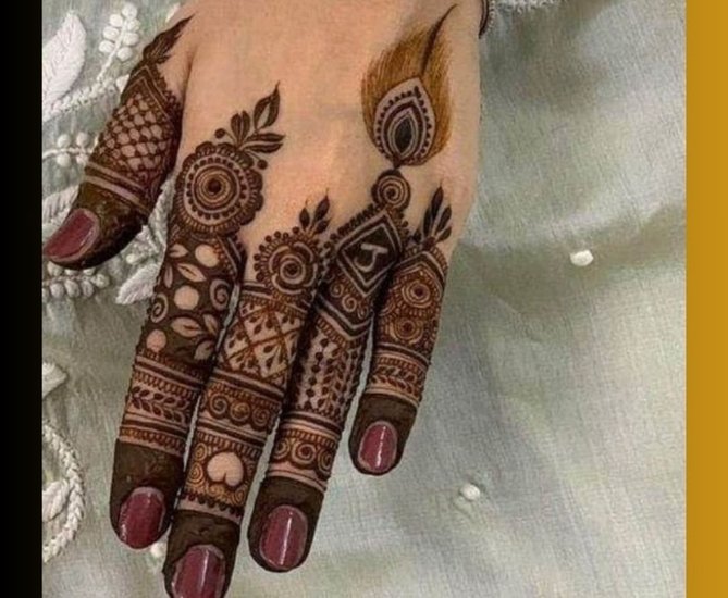 Yogini Ekadashi Mehndi Designs