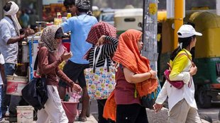 delhi weather heatwave, delhi weather, heatwave