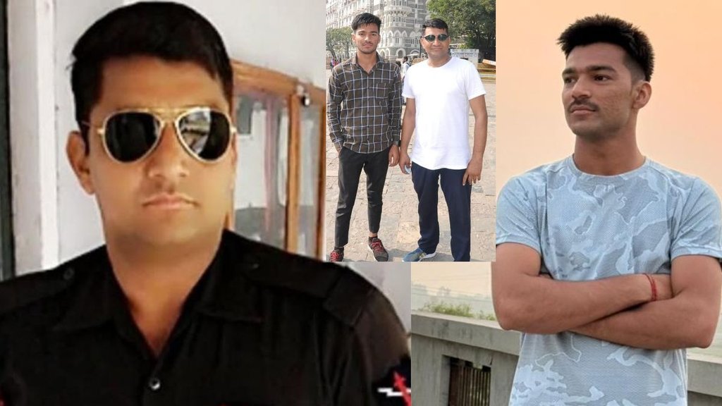 up police Bharti, hapur father son