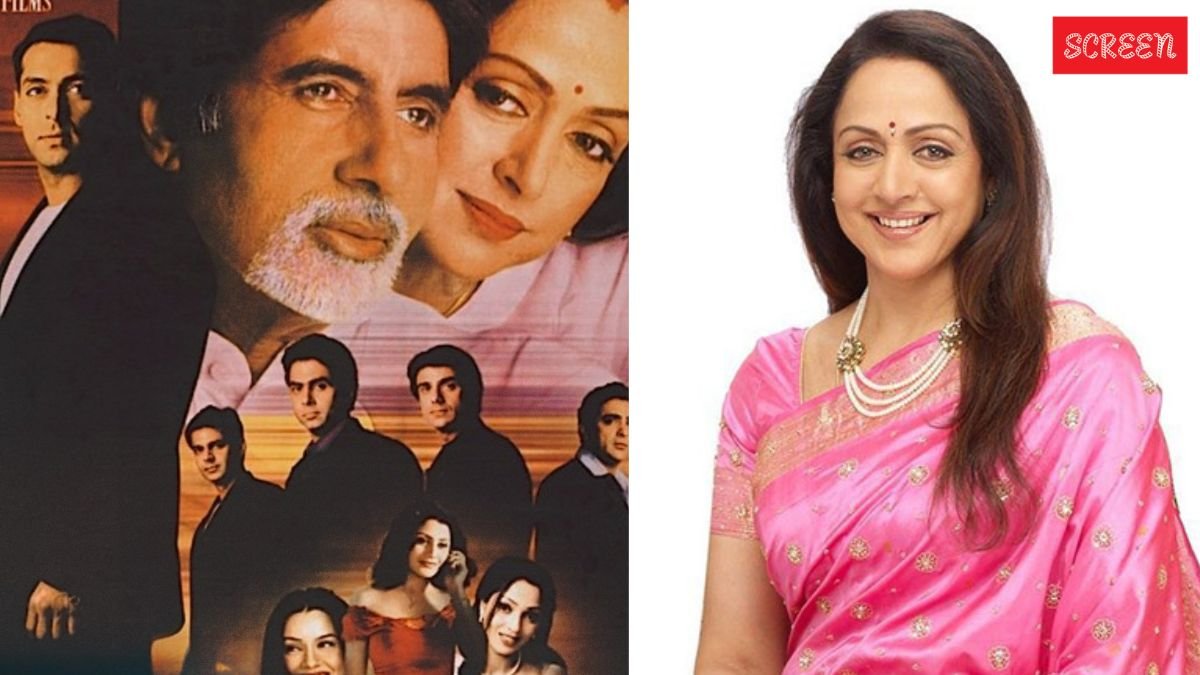 hema malini, baghban