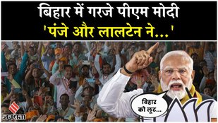 PM Modi In Siwan: बिहार में PM मोदी ने फिर कांग्रेस और RJD पर कसा तंज,कहा-पंजे और लालटेन ने लूटा है