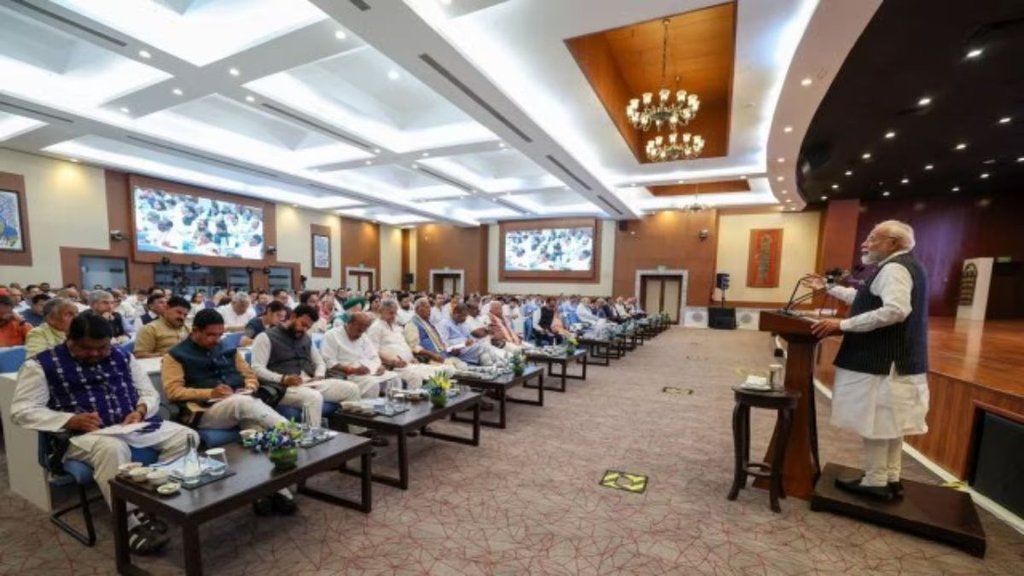 प्रधानमंत्री मोदी ने की केंद्रीय मंत्रिपरिषद की बैठक की अध्यक्षता (Source- X)