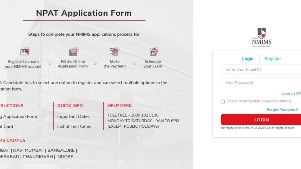 nmims, npat result 2025, nmims npat result 2025, npat result 2025 official website