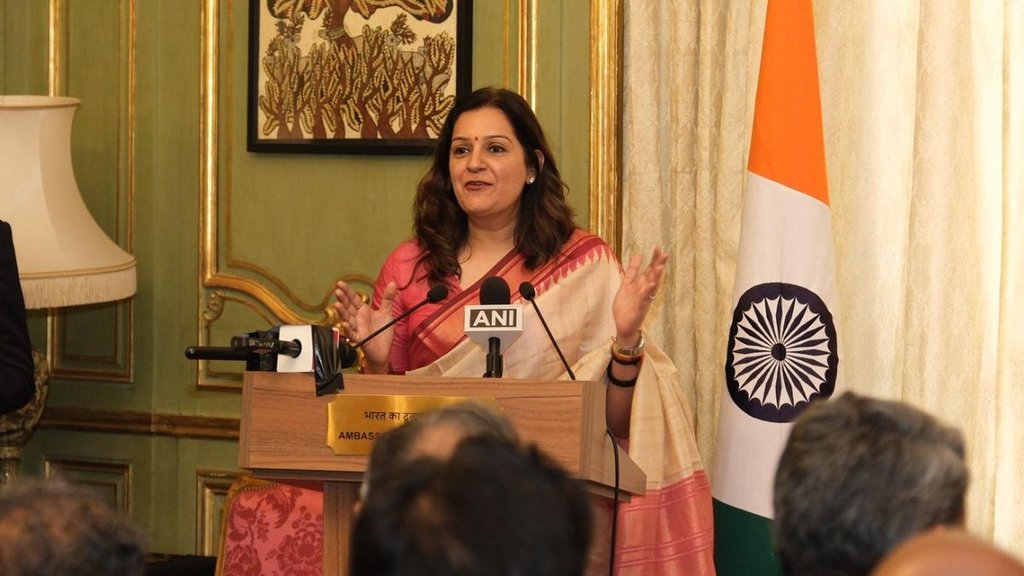 Priyanka Chaturvedi in London, All party delegation London