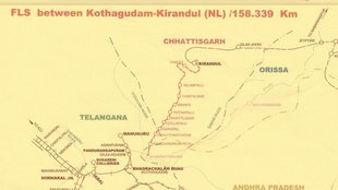 railway line, naxal, chattisgarh