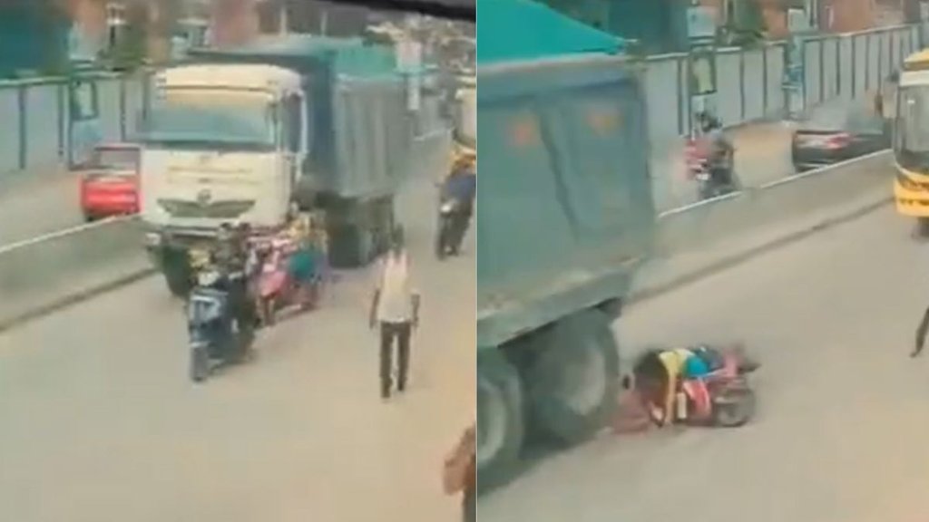 Telangana| Shocking Video| Road Accident