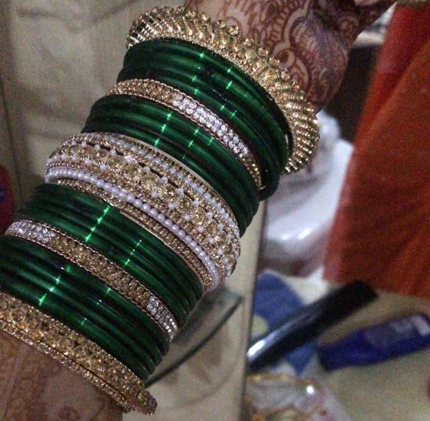 3 Big wide bangles or broad bangles